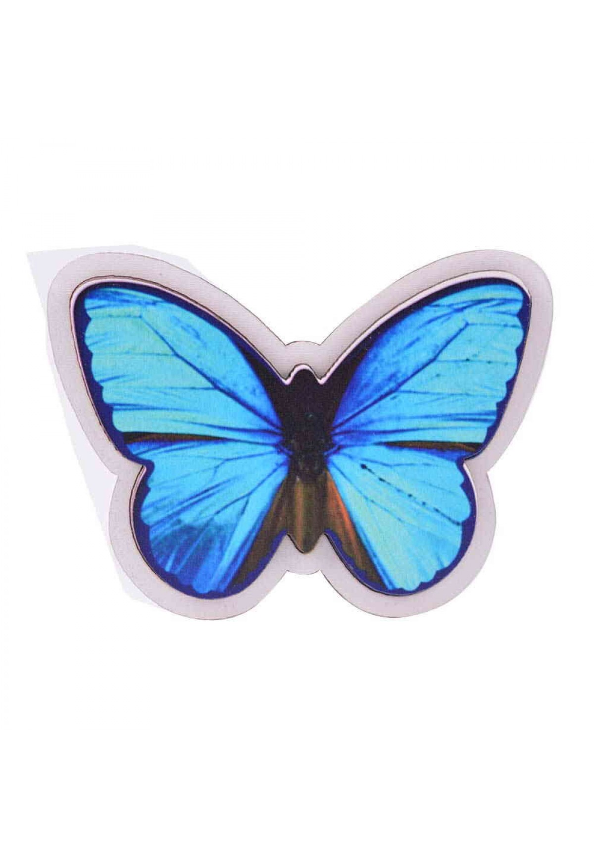 Kelebek Temalı 3D Resimli Ahşap Magnet